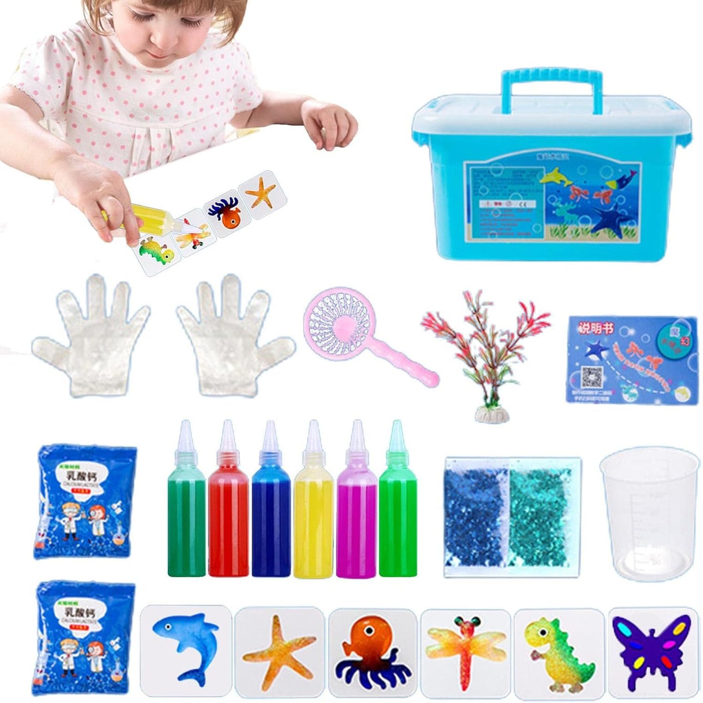Handmade Water Toys Water Elf Set Ocean - Magic Water Toy Kit