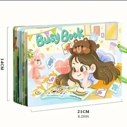 Montessori Quiet Busy Book for Toddlers